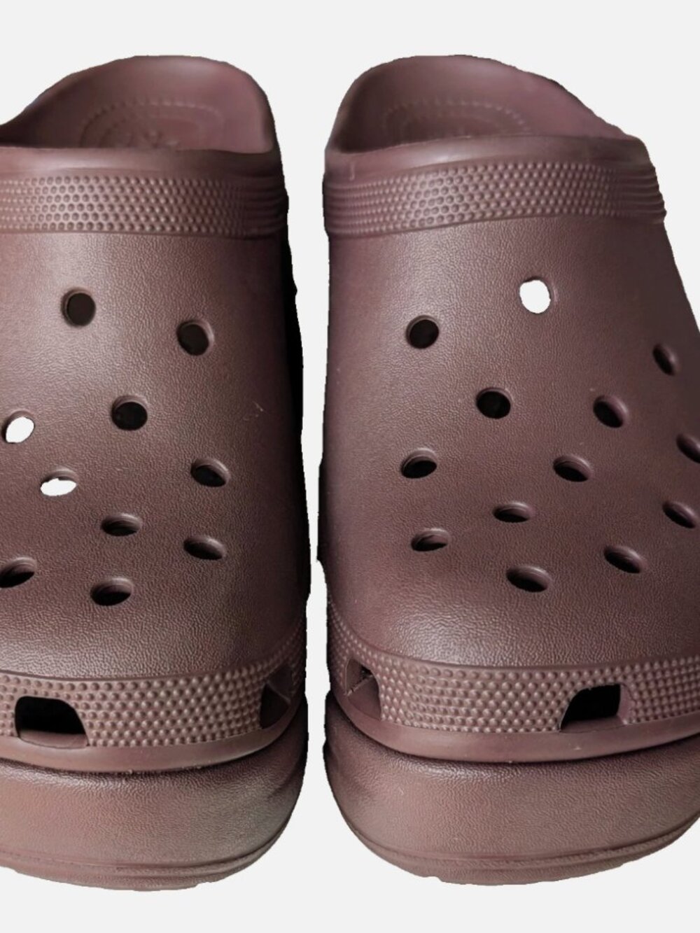 Crocs Siren Clog High Heel Platform Sandal Mocha Brown Women’s 10 - Picture 2 of 8